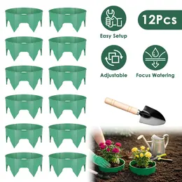 Product image of 10in Adjustable Deep Watering Plant Grow Rings, 6 or 12 Pcs, with Shovel