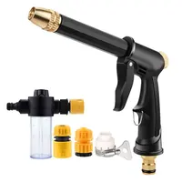 Product image of High-Pressure Telescopic Garden Hose and Car Wash Water Gun Set