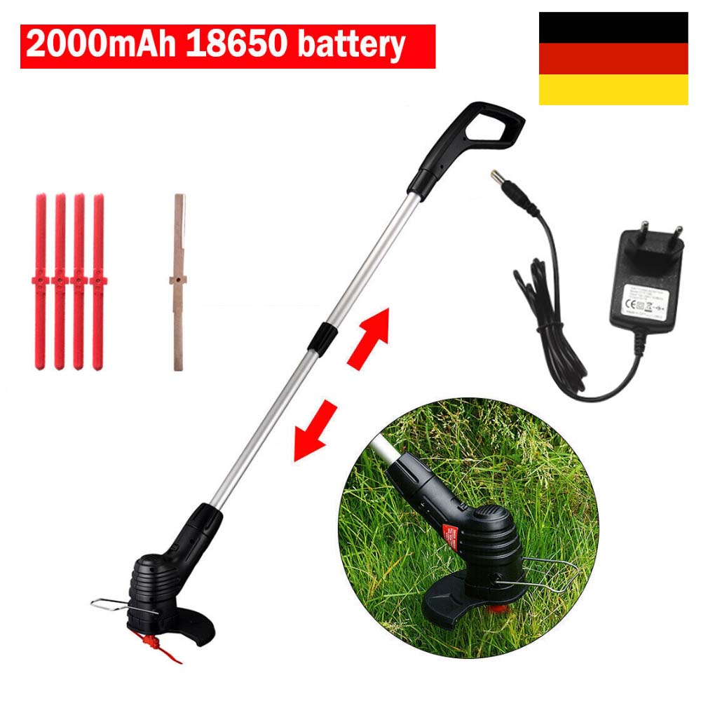 Main product image of Cordless Grass Trimmer Brushcutter Kit with Batteries and Charger