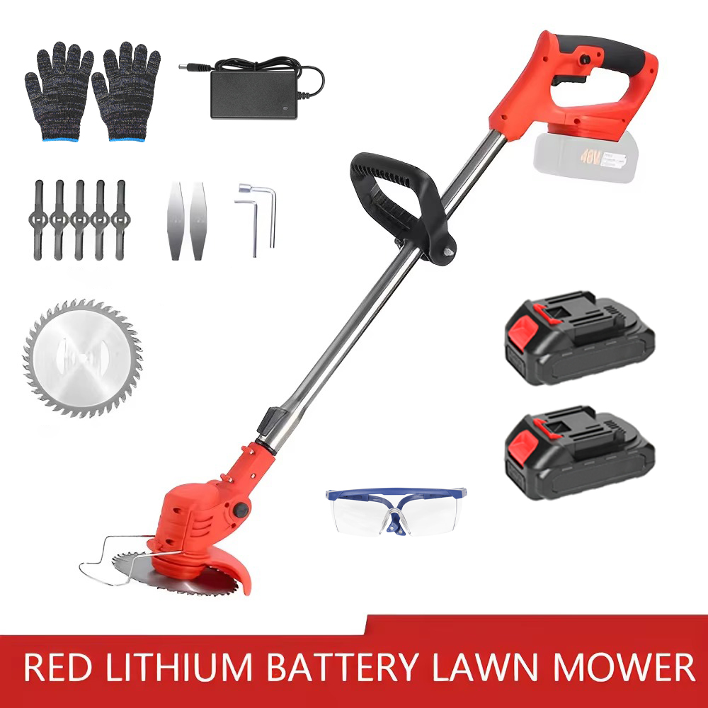 Main product image of Cordless Handheld Electric Lawnmower, Adjustable, Makita 48Vf Battery Compatible