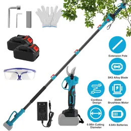 Product image of 2-in-1 850W Brushless Electric Pruning Shear, 4.5-6.3ft Pole, 200min