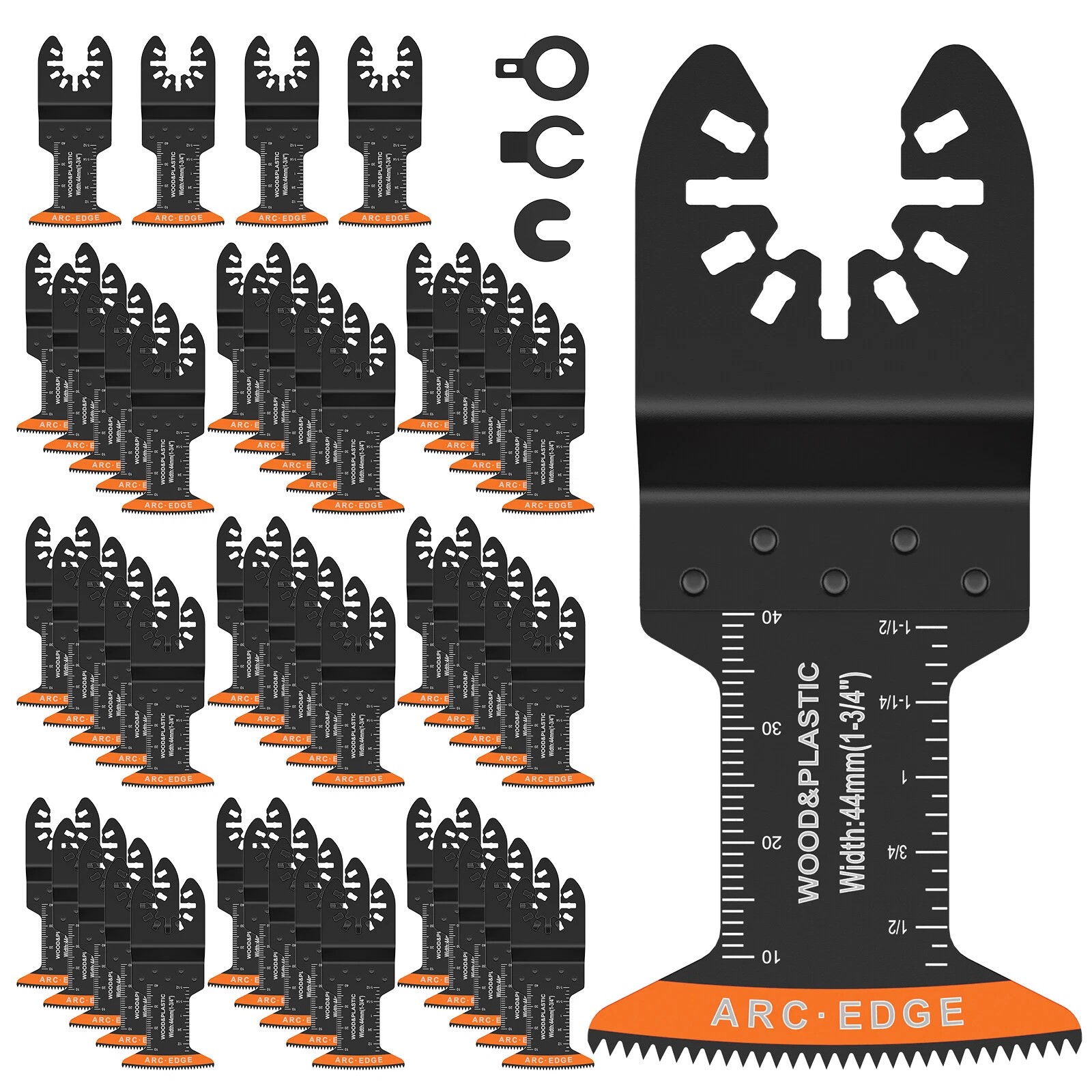 Main product image of 50-Piece Oscillating Saw Blades for Multi-Tools, Compatible with Fein, for Metal and Wood Cutting