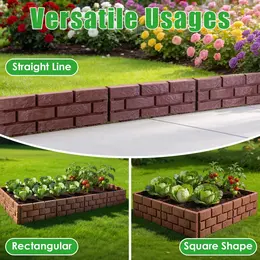 Product image of Flexible Landscape Edging, Stone Look, for Garden and Lawn Borders