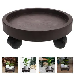 Product image of 8-piece 13 Inch Circular Plant Cages with Wheels, 165 lb Capacity