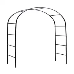 Product image of 78in H x 45in W Metal Garden Arch Trellis, Adjustable