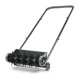 Product image of 19in Manual Push Spike Lawn Aerator with U-shaped Handle
