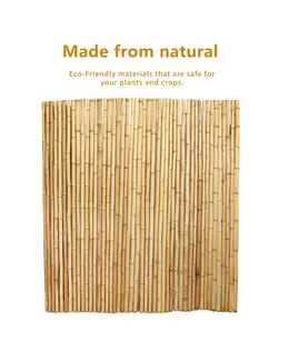 Product image of Bamboo Fence Roll, 6FT x 8FT, Natural Privacy Screen