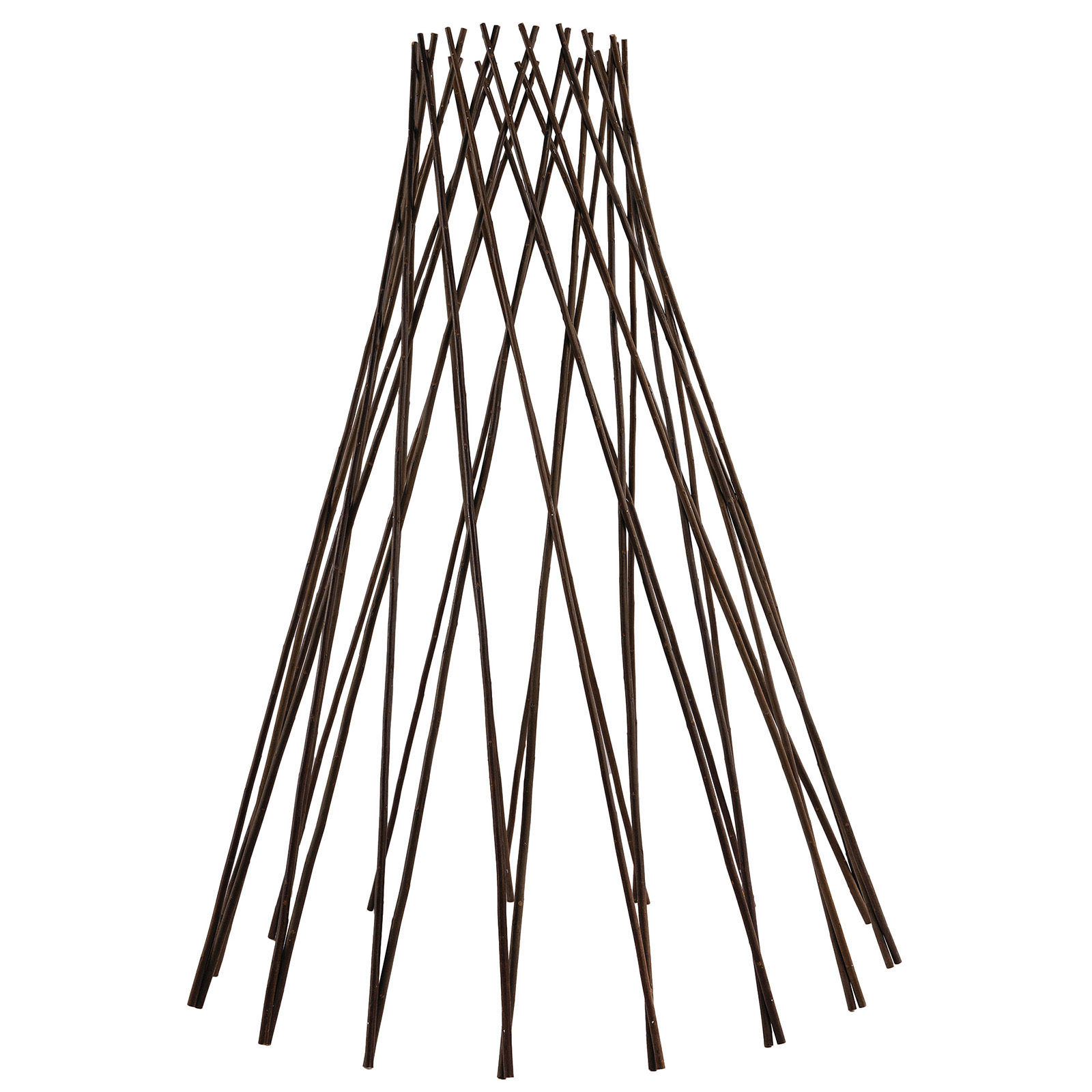 Main product image of Willow Round Teepee Trellis, 60 In H x 15 In W, Natural Wood