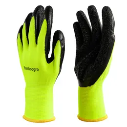Product image of Green NCG Crinkle Latex Coated Seamless Knit Gloves, 8 Pairs