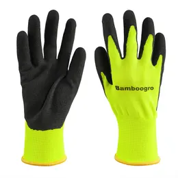 Product image of Green NGG Foam Nitrile Coated Seamless Knit Gloves, Micro Matte Palm, 6 Pairs