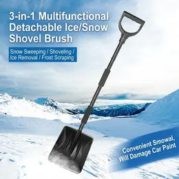 Product image of Adjustable Snow Shovel, Removable Non-Slip Handle, Thickened Blade