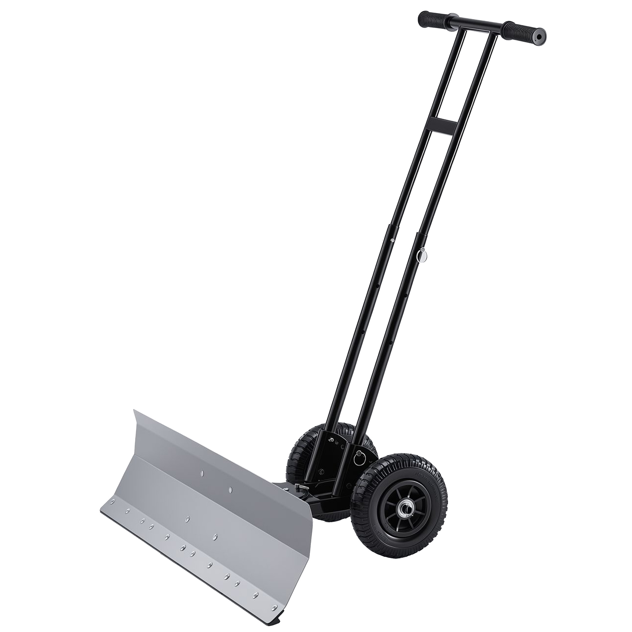 Main product image of Adjustable Wheeled Snow Pusher with Q235 Carbon Steel Blade