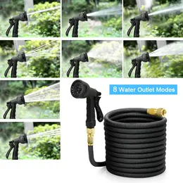 Product image of 25FT Extendable Garden Hose with Spray Gun