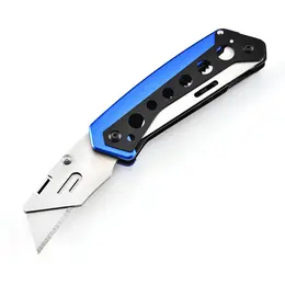 Product image of Stainless Steel Folding Utility Knife with Replaceable Blades