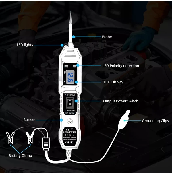 Main product image of 3.5-36V Digital Automotive Electrical Circuit Tester