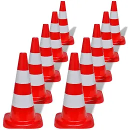 Product image of Traffic Cones, Reflective, 50 cm, 10-Pack