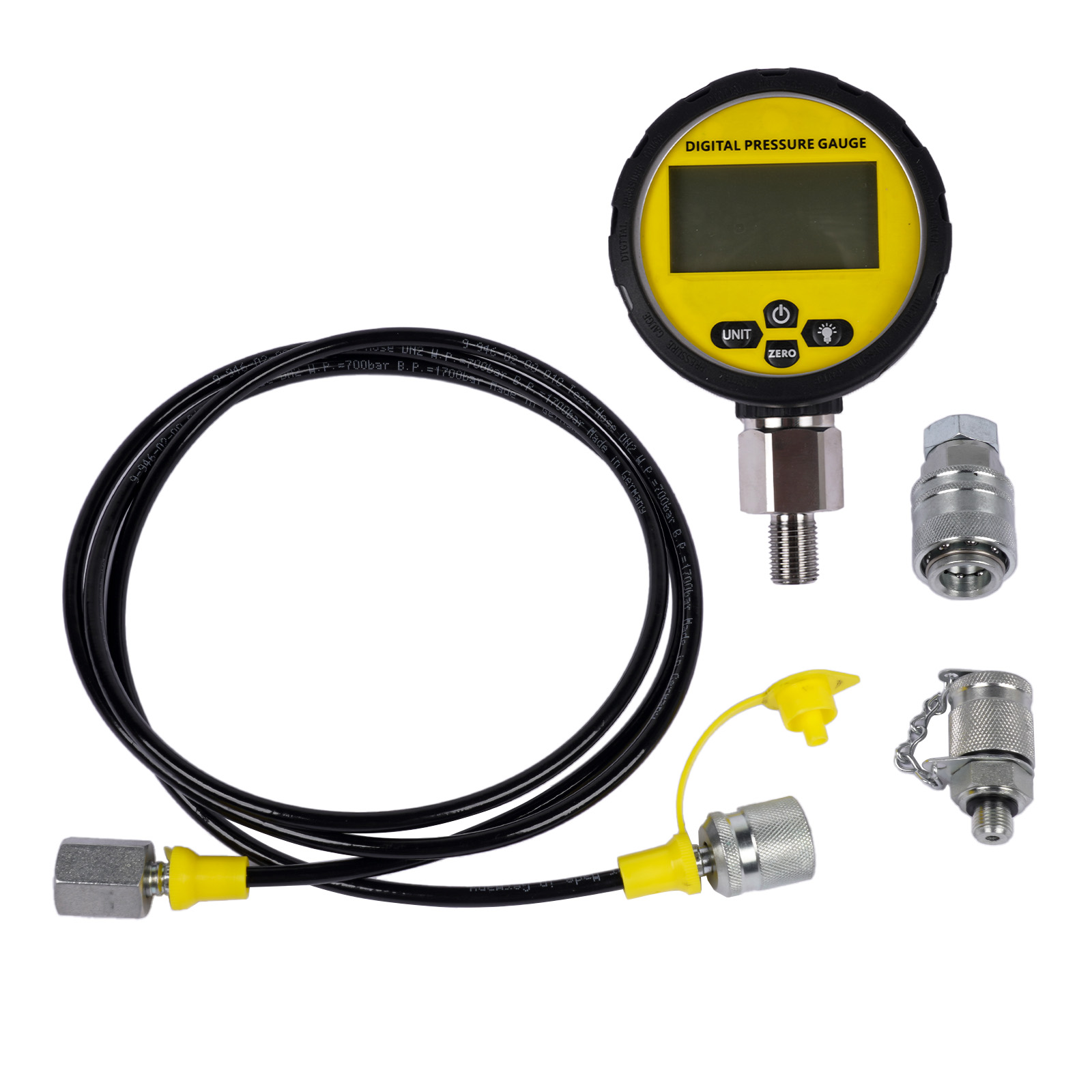 Main product image of IP65 Digital Pressure Gauge, 4-Unit Display, 0.2% Accuracy