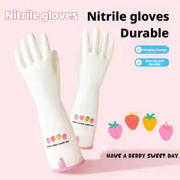Product image of Household Nitrile Gloves, Size L, 38 cm Length