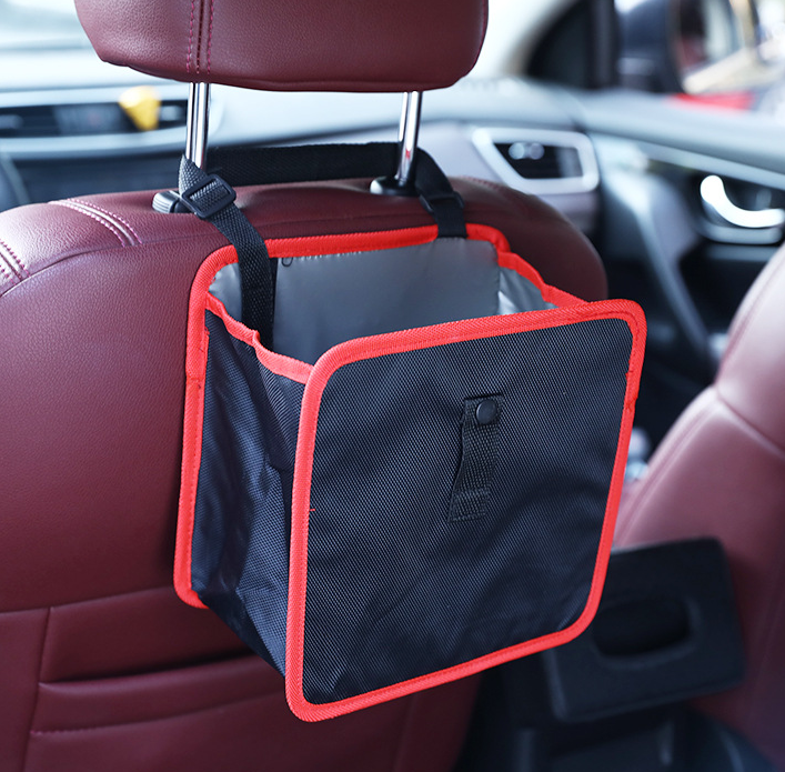 Main product image of Red Oxford Cloth Car Storage Bucket, 23 x 22.5 x 14 cm