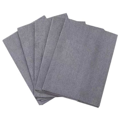 Main product image of Glass Cleaning Rag, Gray, 20 x 25 Inches, 1 Piece