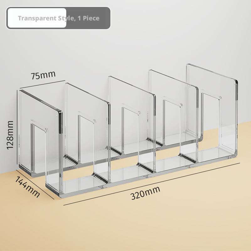 Main product image of Large Transparent Acrylic Bookend File Holder