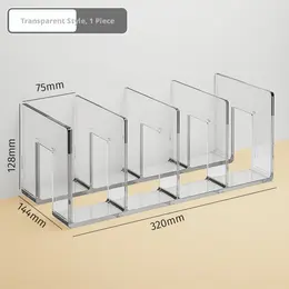 Product image of Large Transparent Acrylic Bookend File Holder