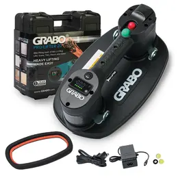 Product image of GRABO Pro Cordless Vacuum Lifter, 375 lb, Hardshell Case, Gripster Kit