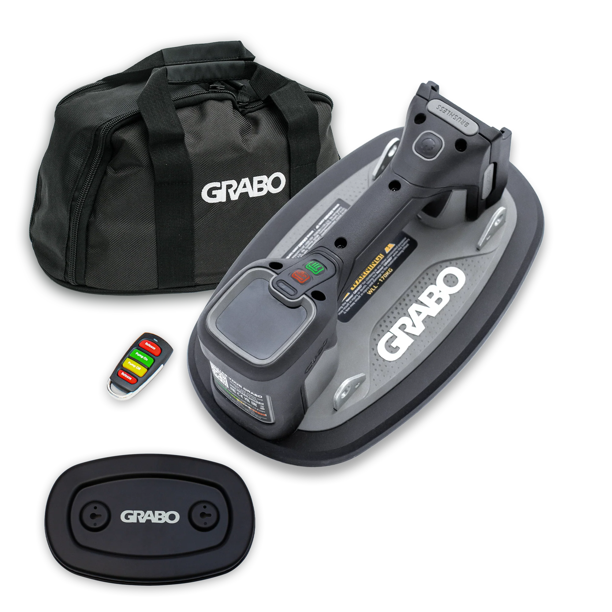 Main product image of GRABO Pro Brushless Vacuum Suction Gripster, 375 lb, 20V, Tool Only