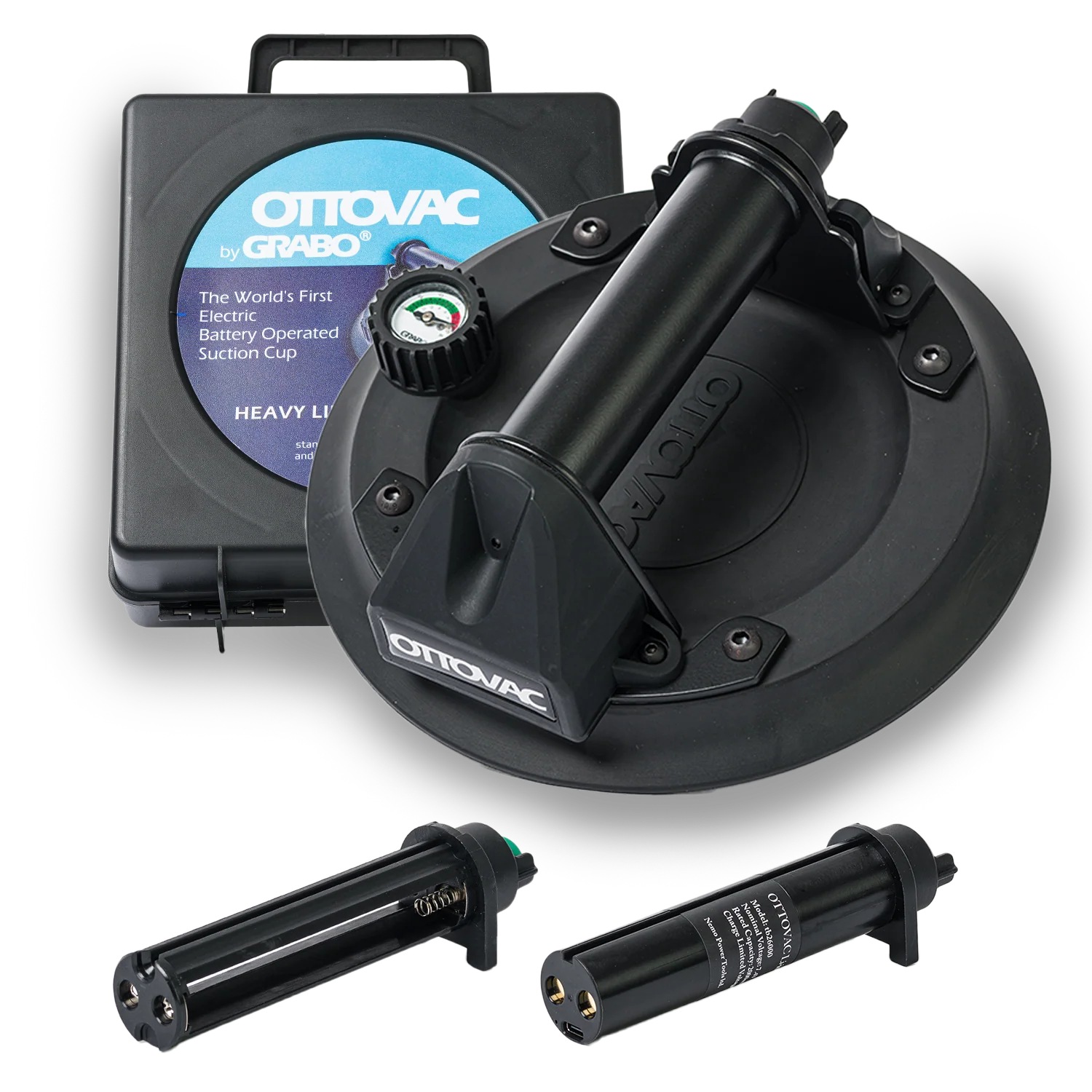 Main product image of OTTOVAC Portable Electric Vacuum Suction Gripster for Glass, 220 lb Capacity